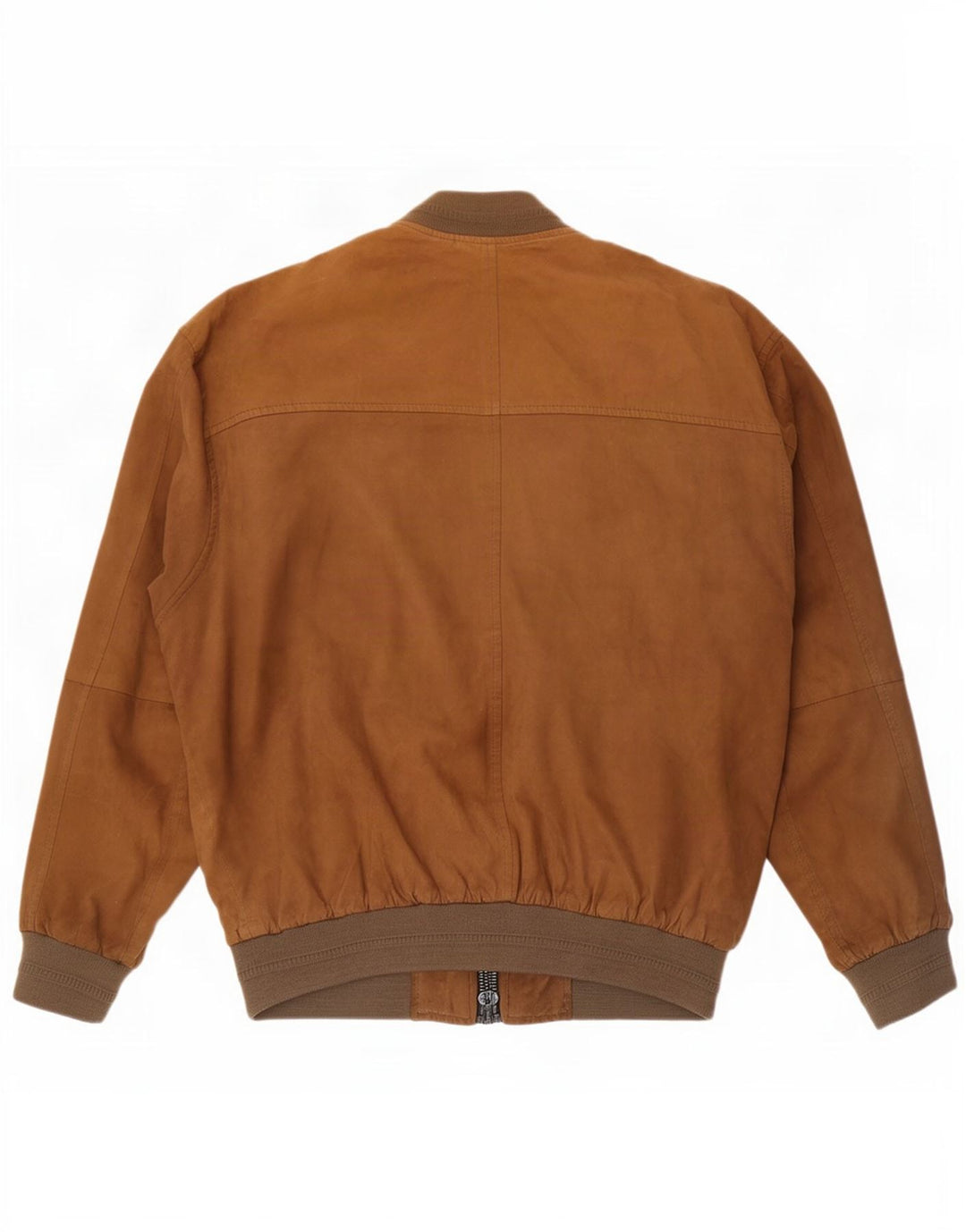 Don Camillo Herre Ruskind Bomber Jacket IT 50 Stor Brun Læder