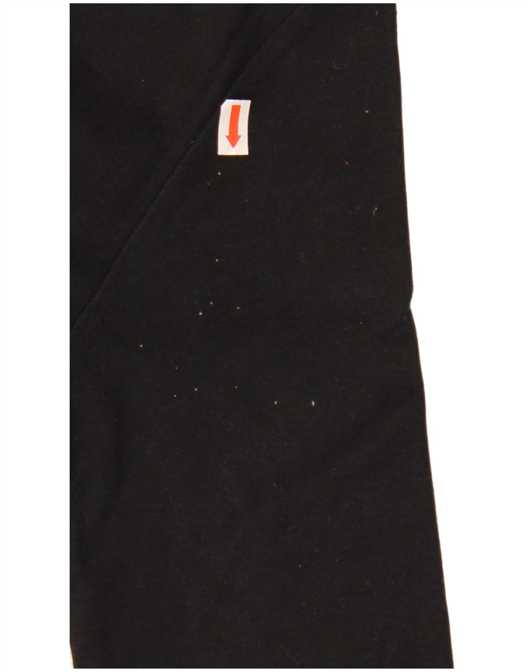 ARMANI JEANS Dame grafisk top 3/4 ærmer UK 12 medium sort bomuld