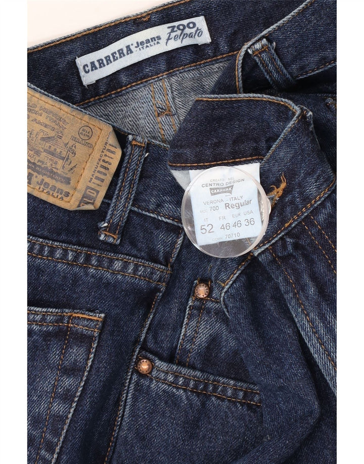 Carrera Herre 700 Straight Jeans W36 L32 Marineblå Bomuld