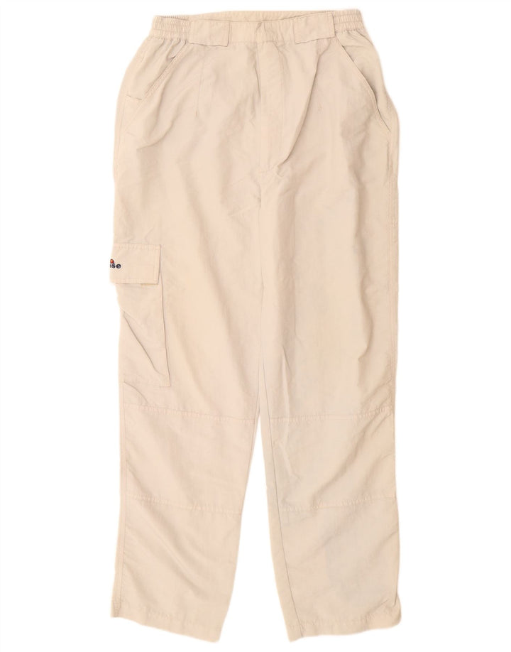 Ellesse Herre Straight Cargo Bukser Medium W30 L30 Beige Polyamid