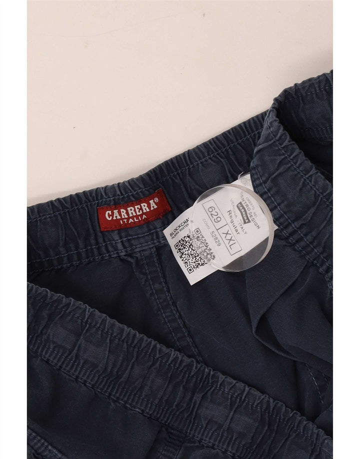 Carrera Herre 629 Cargo Shorts 2XL W42 Marineblå Bomuld