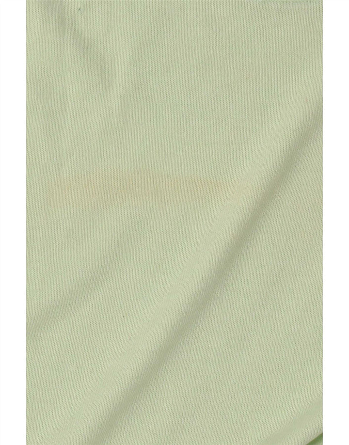 Zara Herre T-Shirt Top Medium Grøn Bomuld
