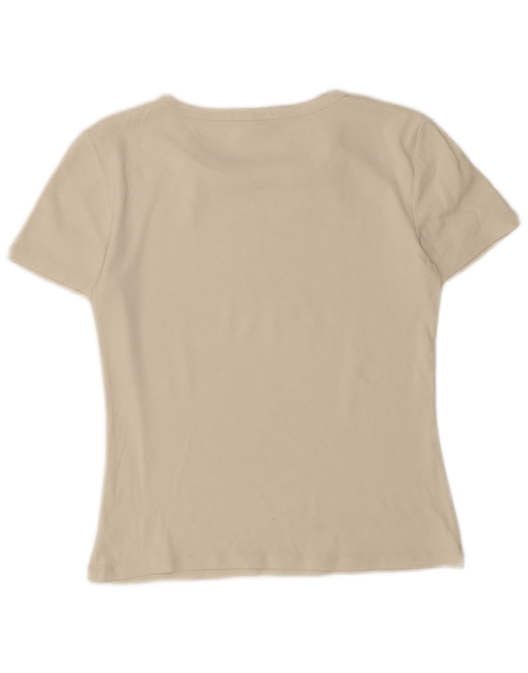 Zara T-Shirt Top UK 12 Medium Hvid