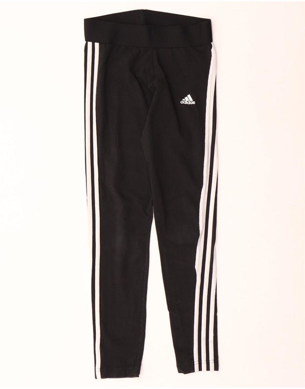ADIDAS Womens Leggings UK 8/10 Small Black