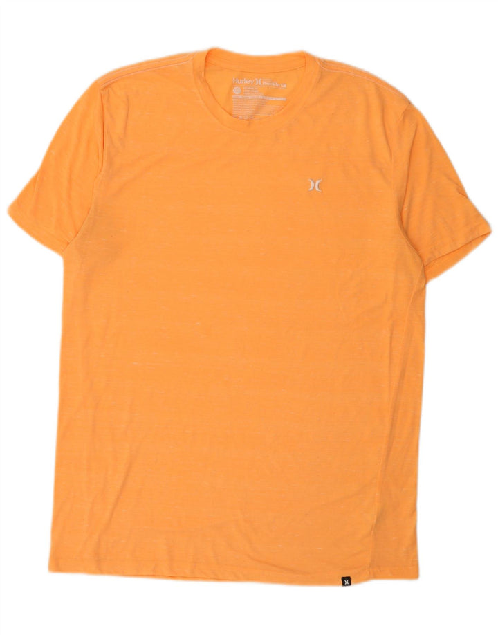 Hurley Herre Premium Fit T-Shirt Top Stor Orange Polyester