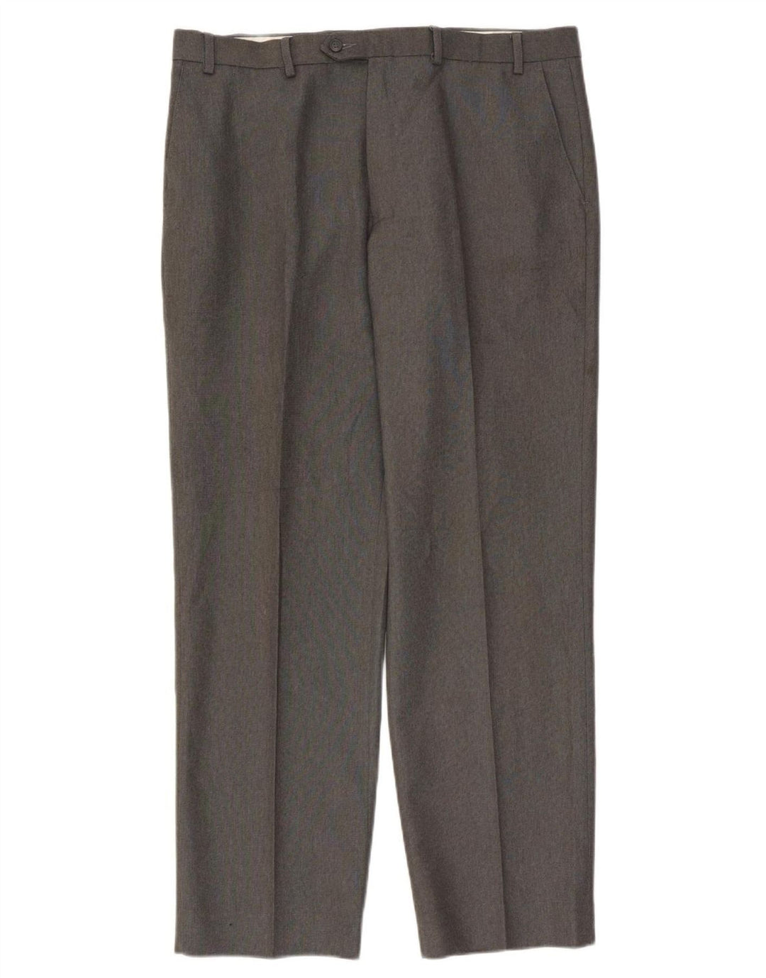 Marks & Spencer Straight Suit Bukser til mænd W38 L33 Grå polyester