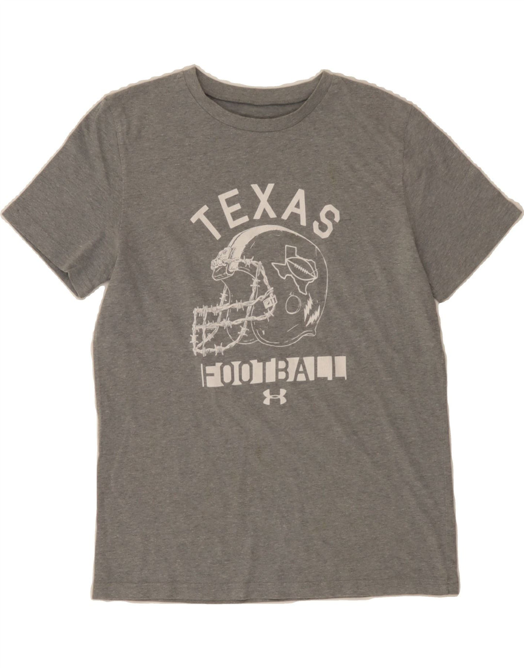 UNDER ARMOUR Boys Texas Graphic T-Shirt Top 11-12 Years Large  Grey Vintage Under Armour and Second-Hand Under Armour from Messina Hembry 