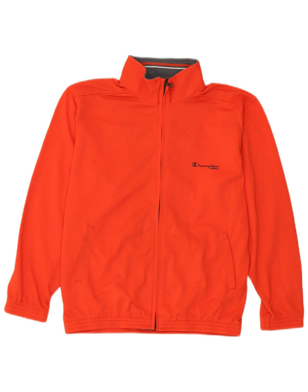 Champion drenge træningsdragt topjakke 11-12 år orange polyester
