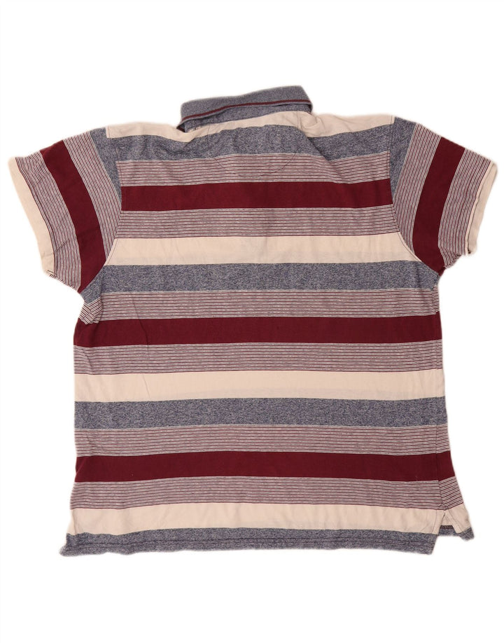 Pierre Cardin Herre Regular Fit Polo Shirt Stor Flerfarvet Stribet