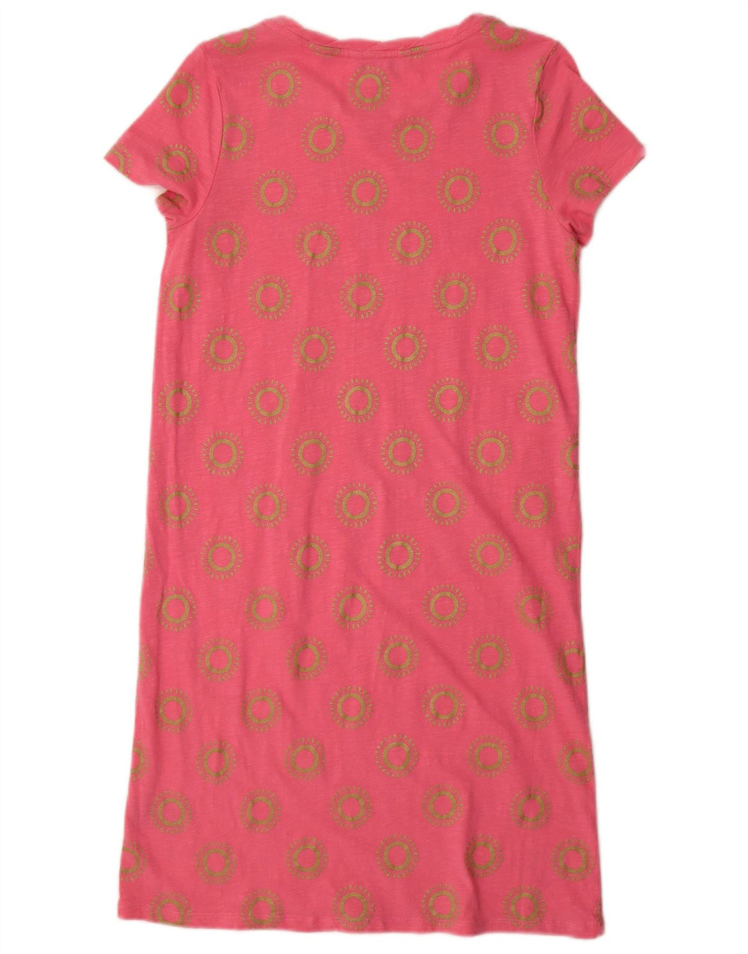 BODEN T-shirtkjole til kvinder UK 10 Small Pink Floral Cotton