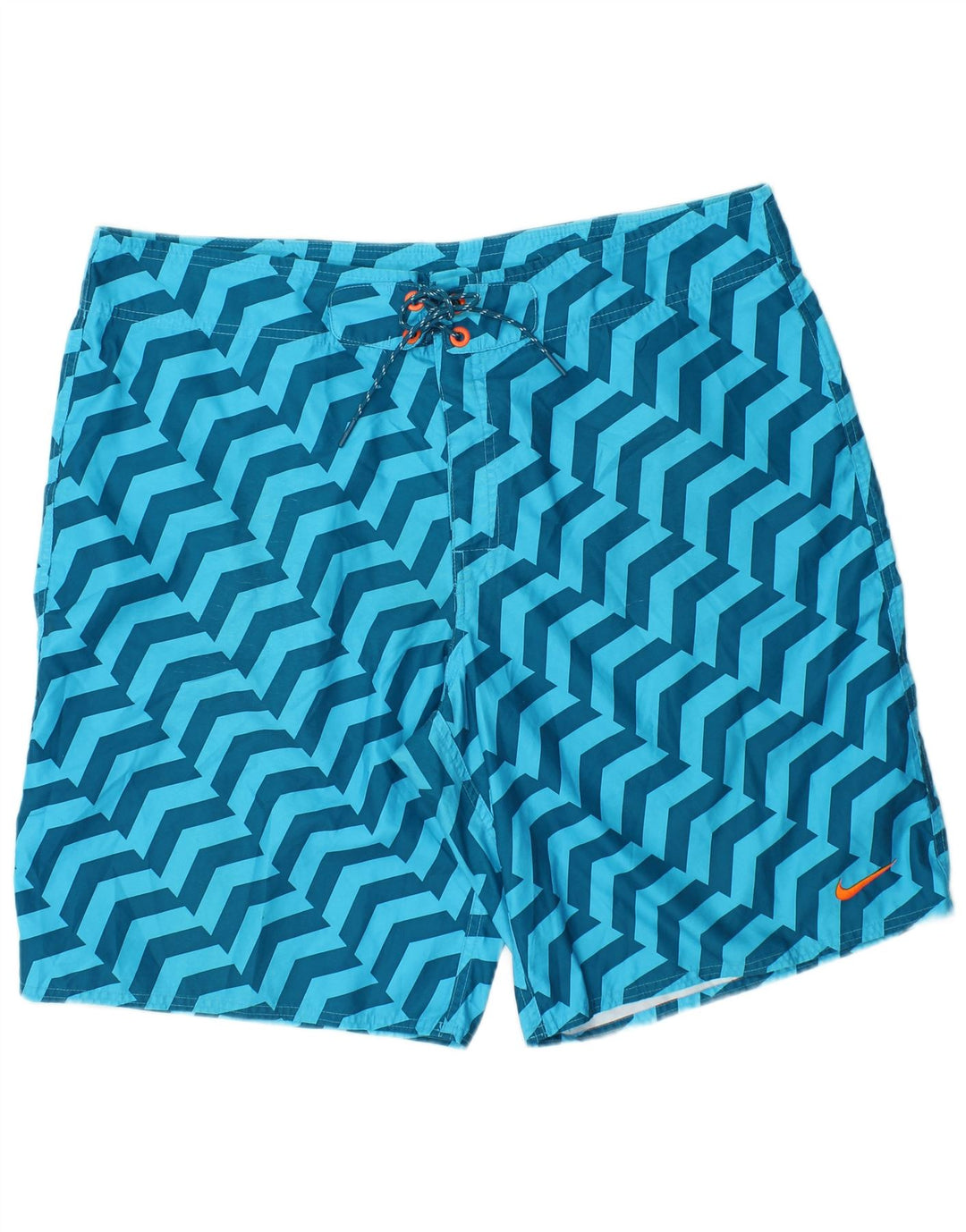 ADIDAS Badeshorts til mænd XL Blå Geometrisk Polyester