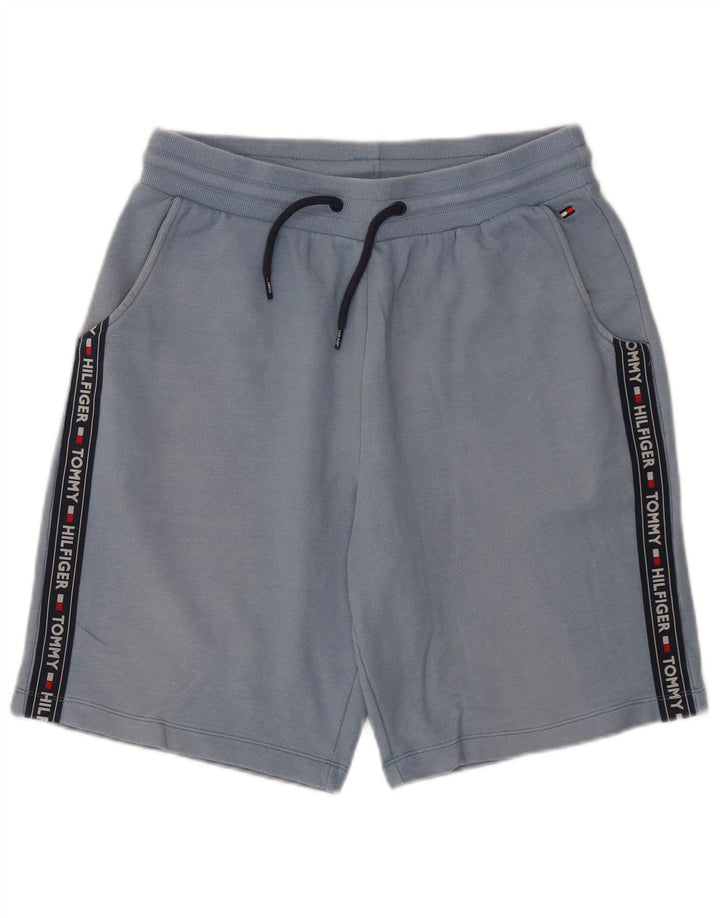 Tommy Hilfiger Herre grafiske sportsshorts Store blå bomuld