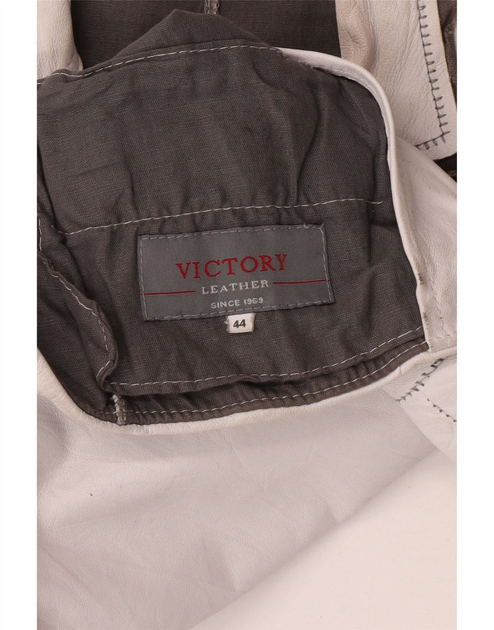 Victory Dame 1-knaps blazerjakke IT 44 Medium Off White Classic