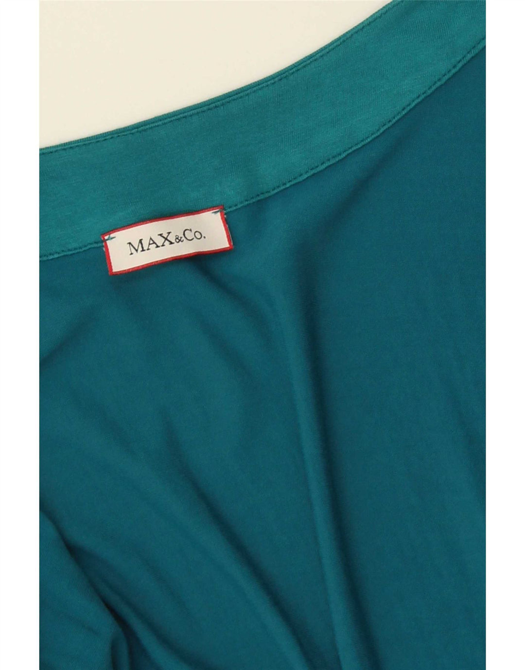 Max & Co. Dame ærmeløs A-line kjole UK 14 Medium Blue