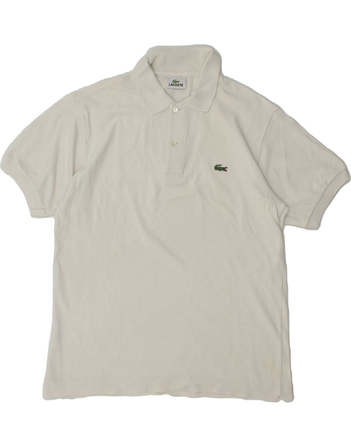 LACOSTE Mens Polo Shirt Size 3 Small White Cotton Vintage Lacoste and Second-Hand Lacoste from Messina Hembry 