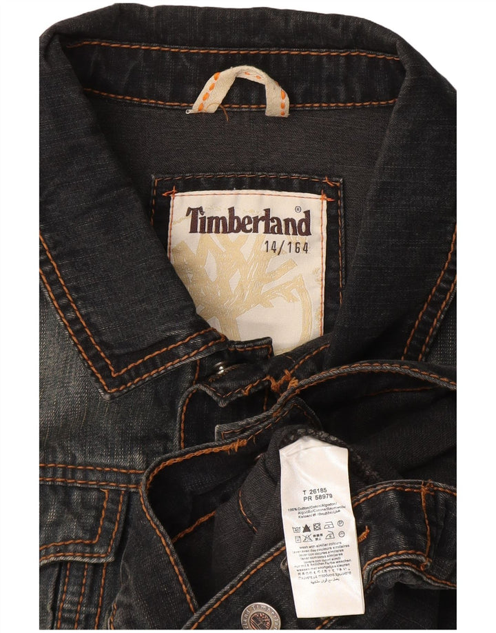 TIMBERLAND drenge denimjakke 13-14 år Grå bomuld