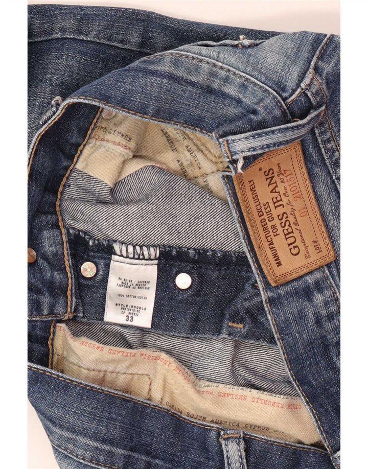 Guess Dame Bootcut Jeans W33 L33 Blå Bomuld