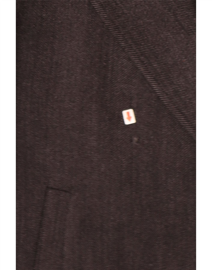 GEOX Herre Overfrakke UK 46 3XL Grå Sildebensuld