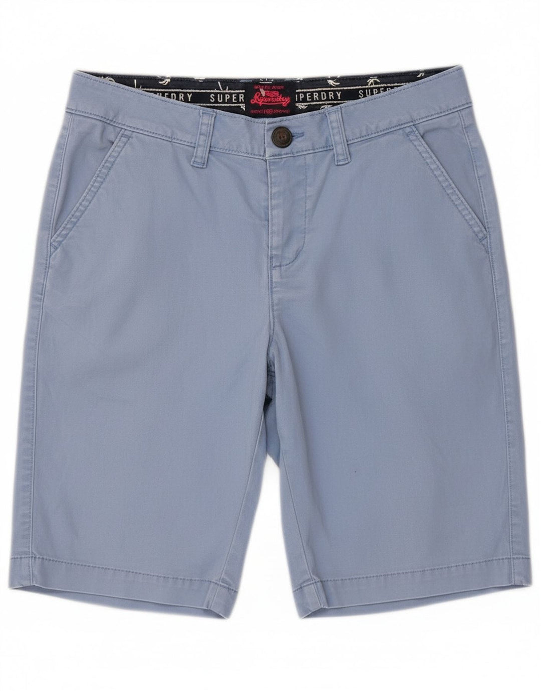 Superdry Chino Shorts til mænd XS W30 Blå Bomuld