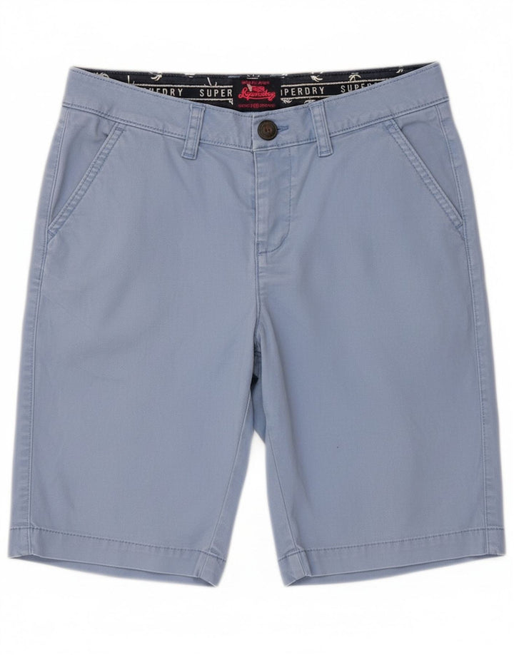 Superdry Chino Shorts til mænd XS W30 Blå Bomuld
