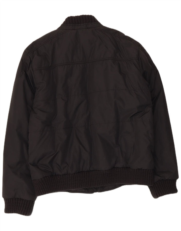 Tommy Hilfiger Herre Bomber Jacket UK 44 2XL Sort Nylon