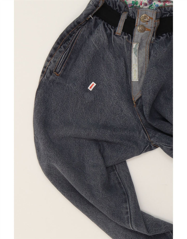 CLARK Womens High Rise Tapered Jeans W26 L28  Grey Vintage CLARK and Second-Hand CLARK from Messina Hembry 