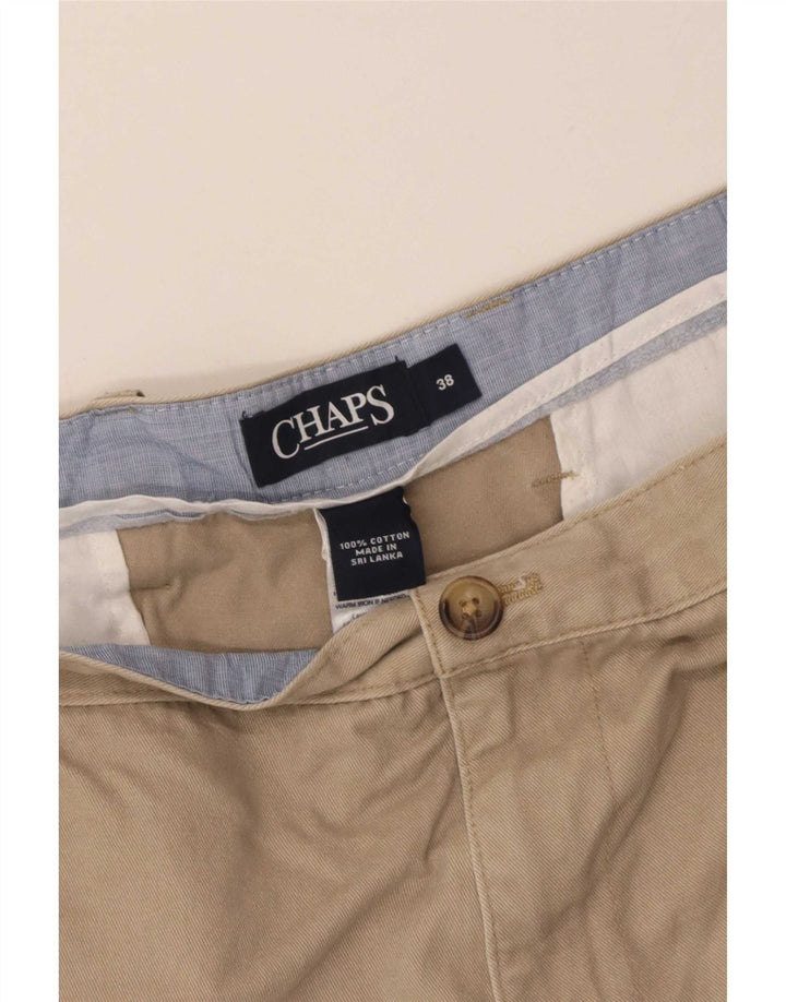 Chaps Herre Chino Shorts W38 XL Beige Bomuld