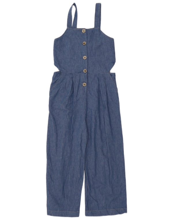 Zara Denim Jumpsuit til piger 13-14 år W28 L21 Blue Cotton