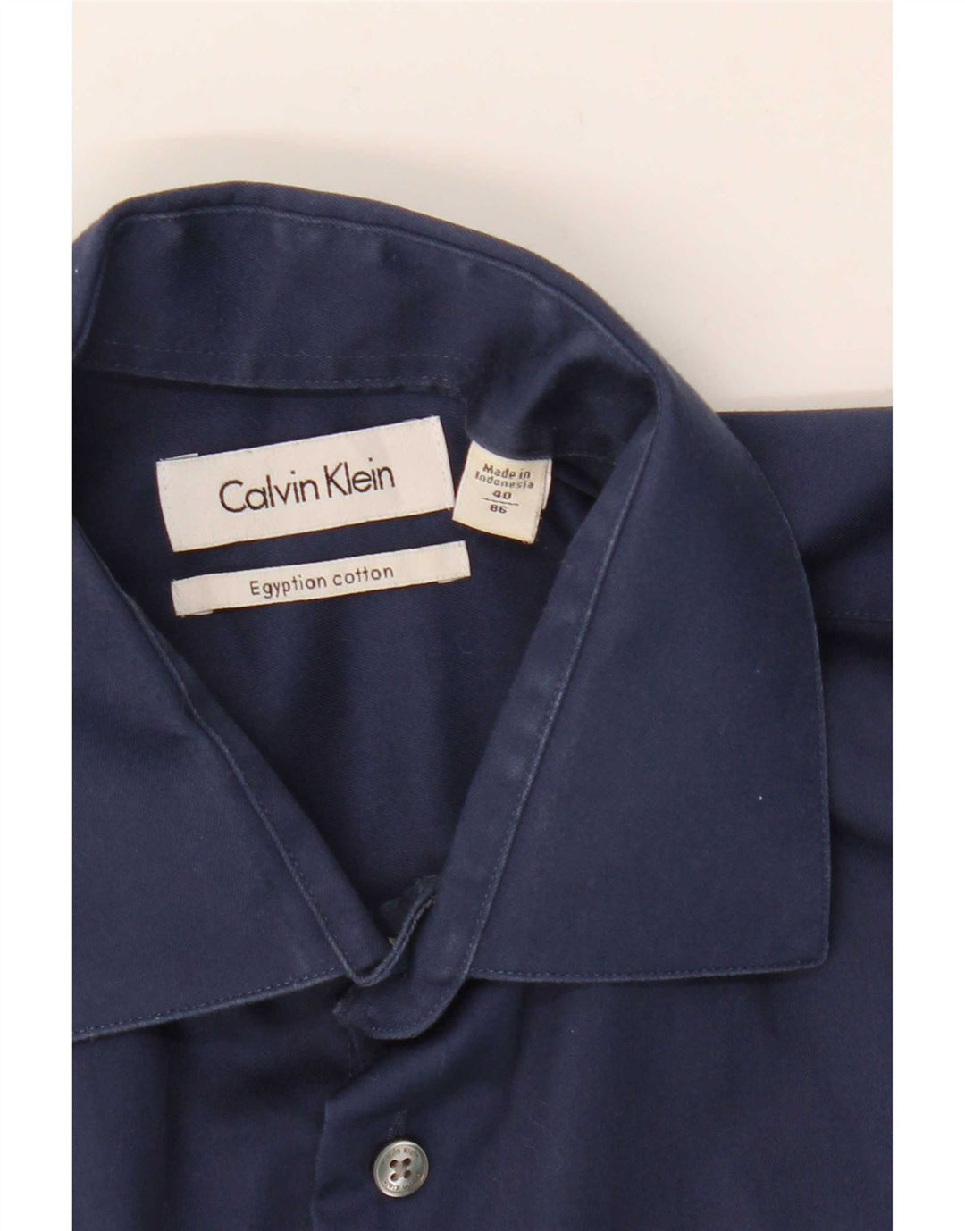 Calvin Klein Herreskjorte str. 40 Medium Navy Blue