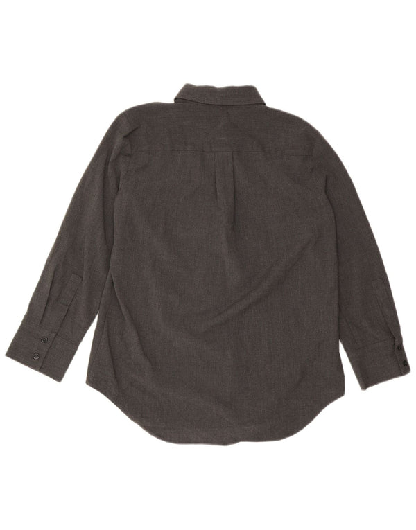 Zara Womens Loose Fit Shirt UK 10 Small Grå