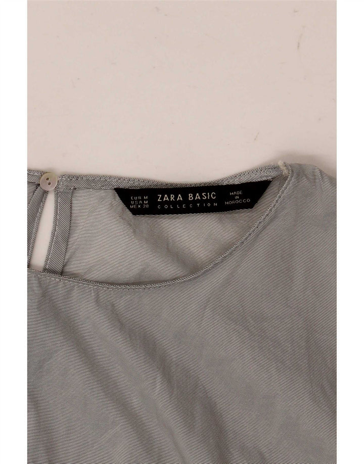 Zara Damebluse Top UK 14 Mellemgrå