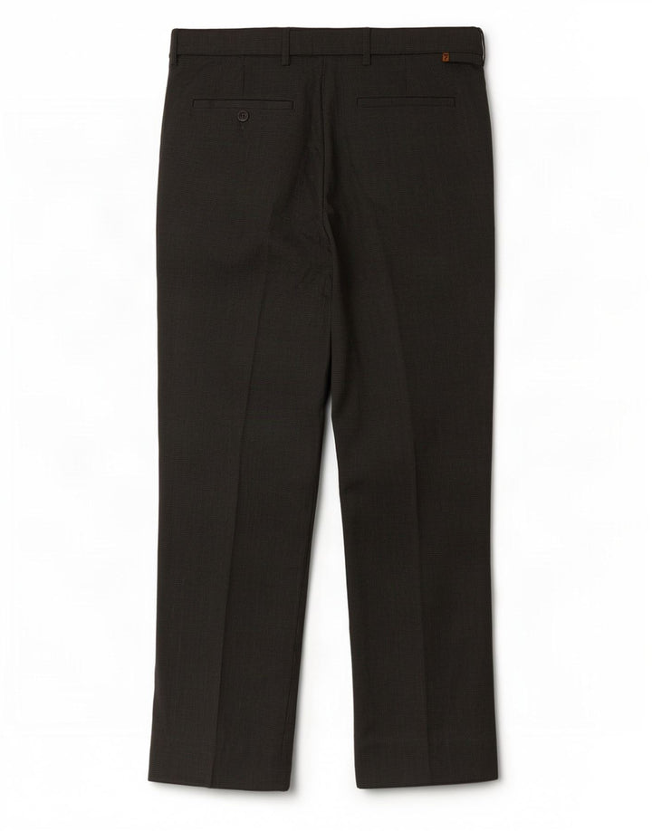 Farah Straight Suit Bukser til mænd W36 L31 Grå Houndstooth Polyester