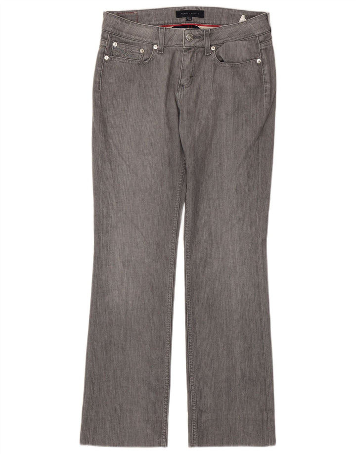 TOMMY HILFIGER Lige jeans til kvinder W28 L30 Grå bomuld