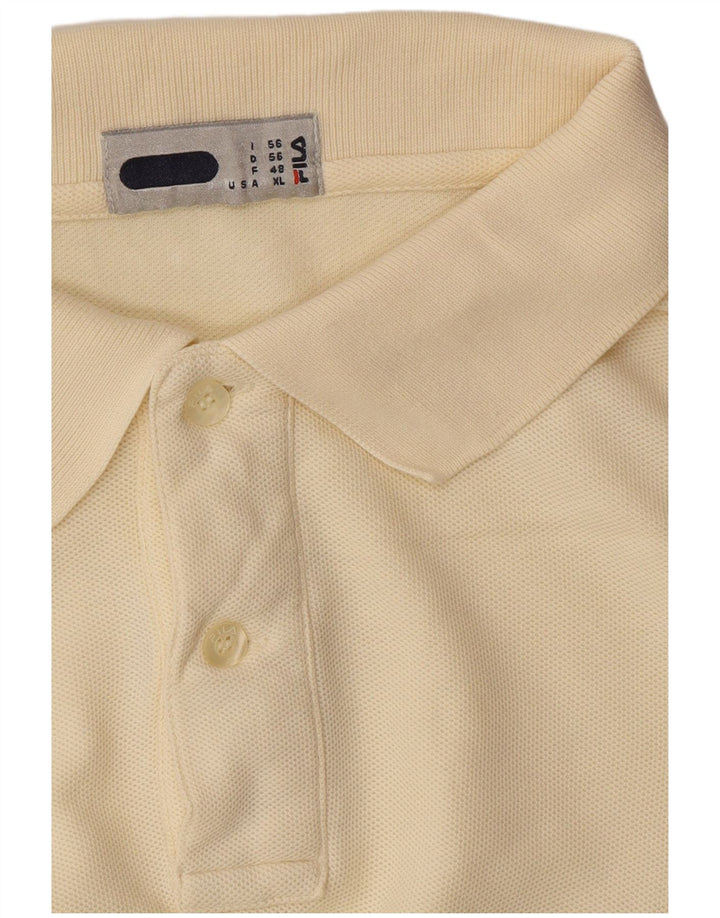 FILA Polotrøje til mænd IT 56 2XL Gul