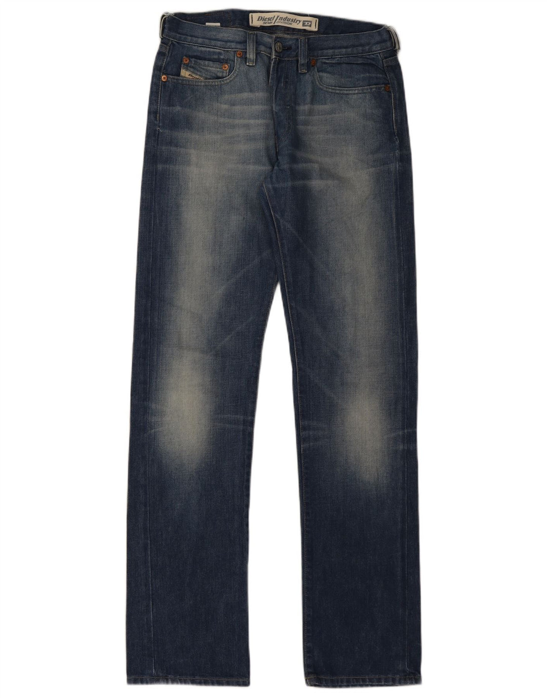 Diesel Straight Jeans til mænd W29 L33 Blå Bomuld