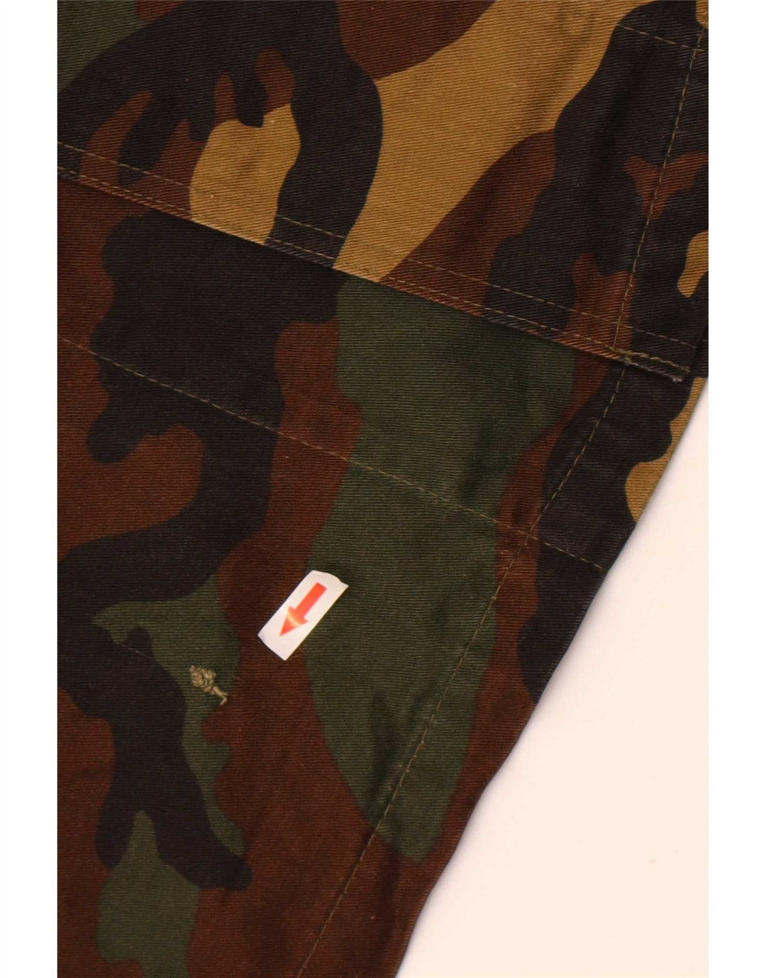 Vintage Herre Military Jacket UK 42 XL Flerfarvet Camouflage