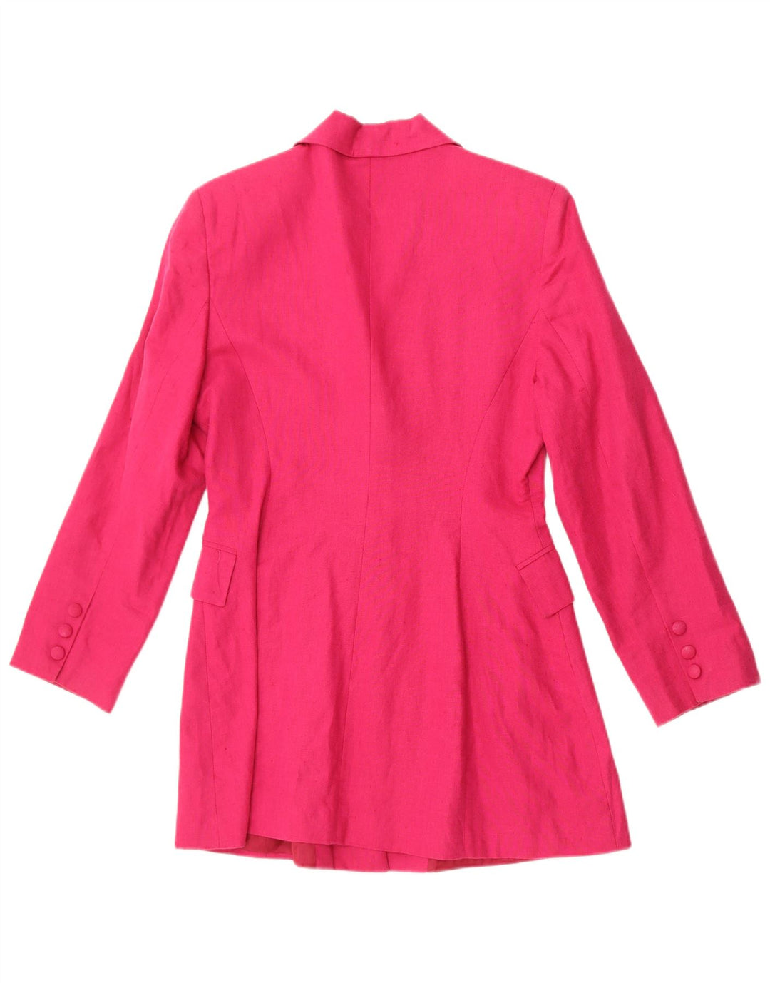 POP 84 Dame 3-knaps 2-delt jakkesæt Small W24 L26 Pink Linen