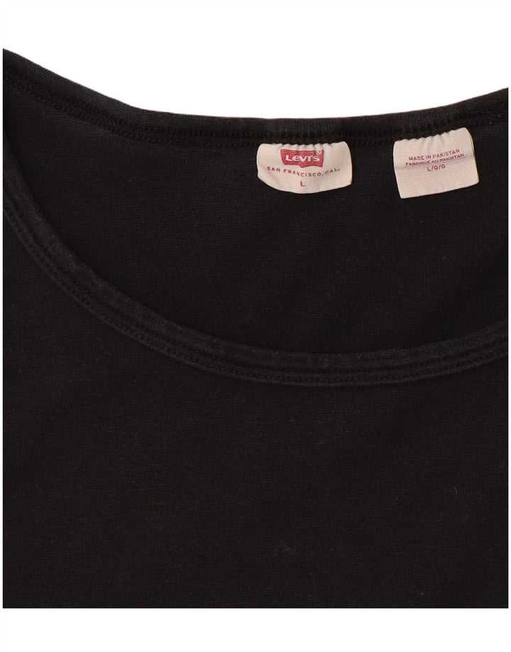 LEVI'S Dame T-Shirt Top UK 14 Large Sort