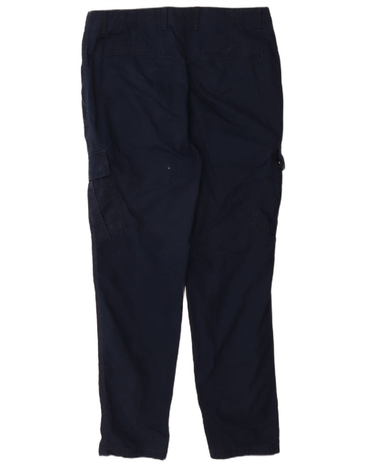 Marks & Spencer Herre Slim Cargo Bukser W36 L31 Marineblå Bomuld