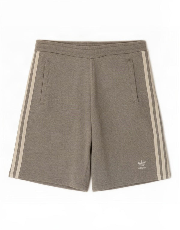 Adidas Mens Sport Shorts Medium Grey Cotton