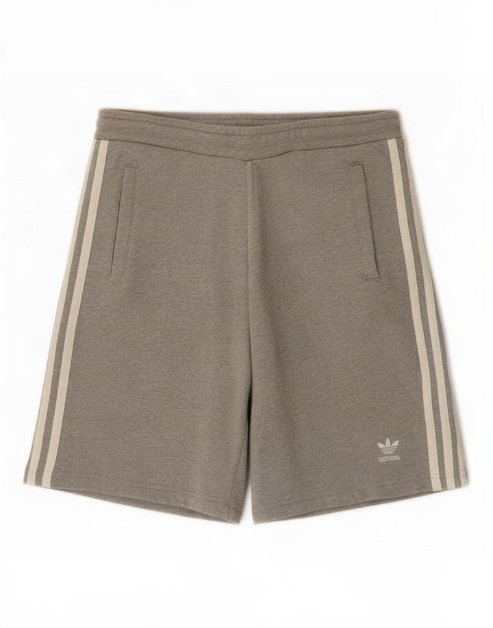 Adidas Sportsshorts til mænd mellemgrå bomuld
