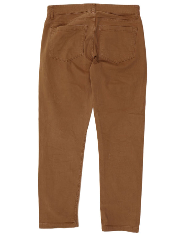 Fat Face Herre Straight Jeans W32 L30 Beige Bomuld