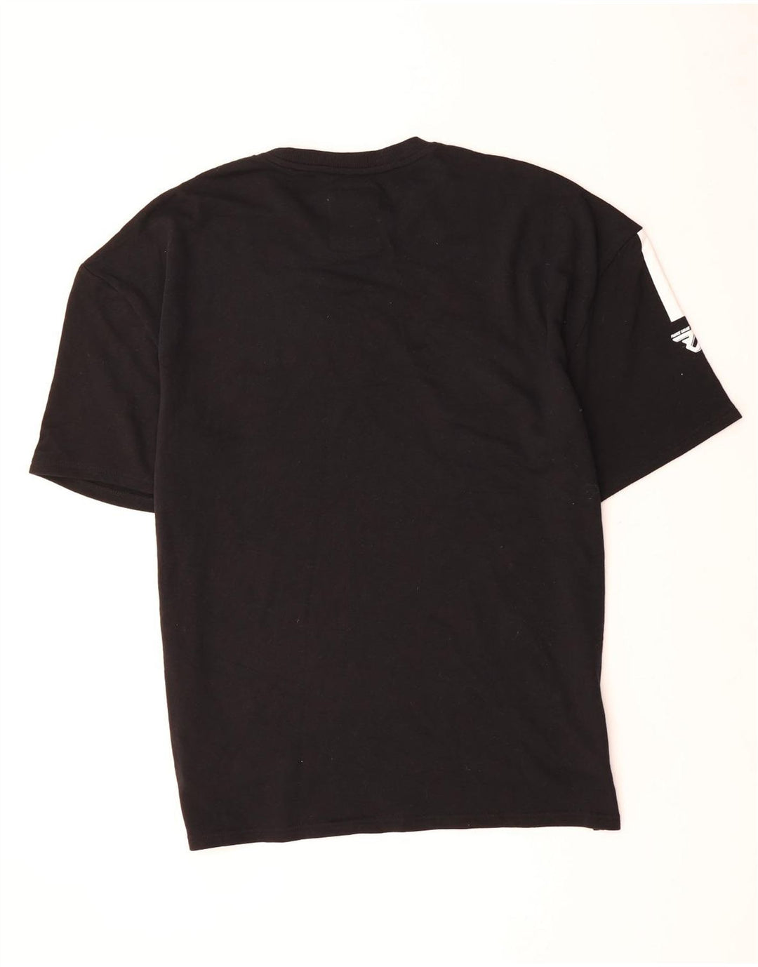 FRANKIE GARAGE Mens Graphic T-Shirt Top Large Black Cotton