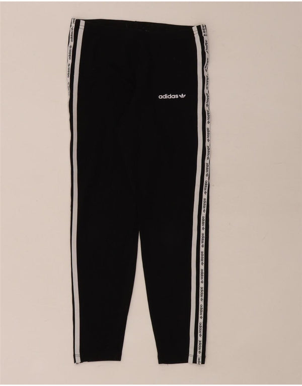 Adidas piger grafiske leggings 11-12 år sort bomuld
