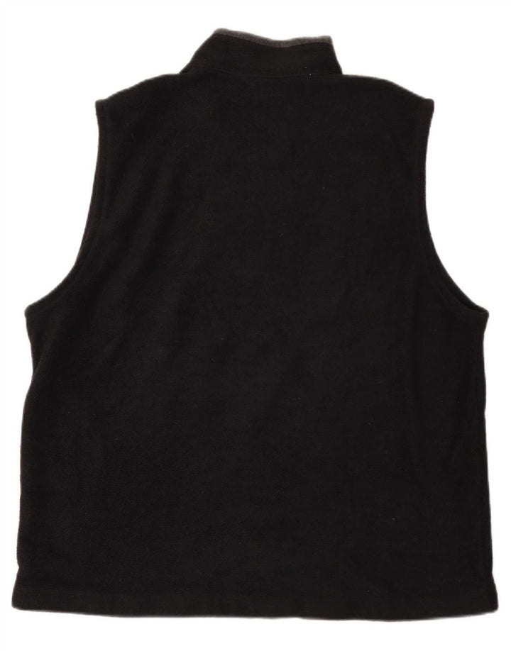 Marks & Spencer Herre Fleecejakke UK 44 2XL Sort Polyester