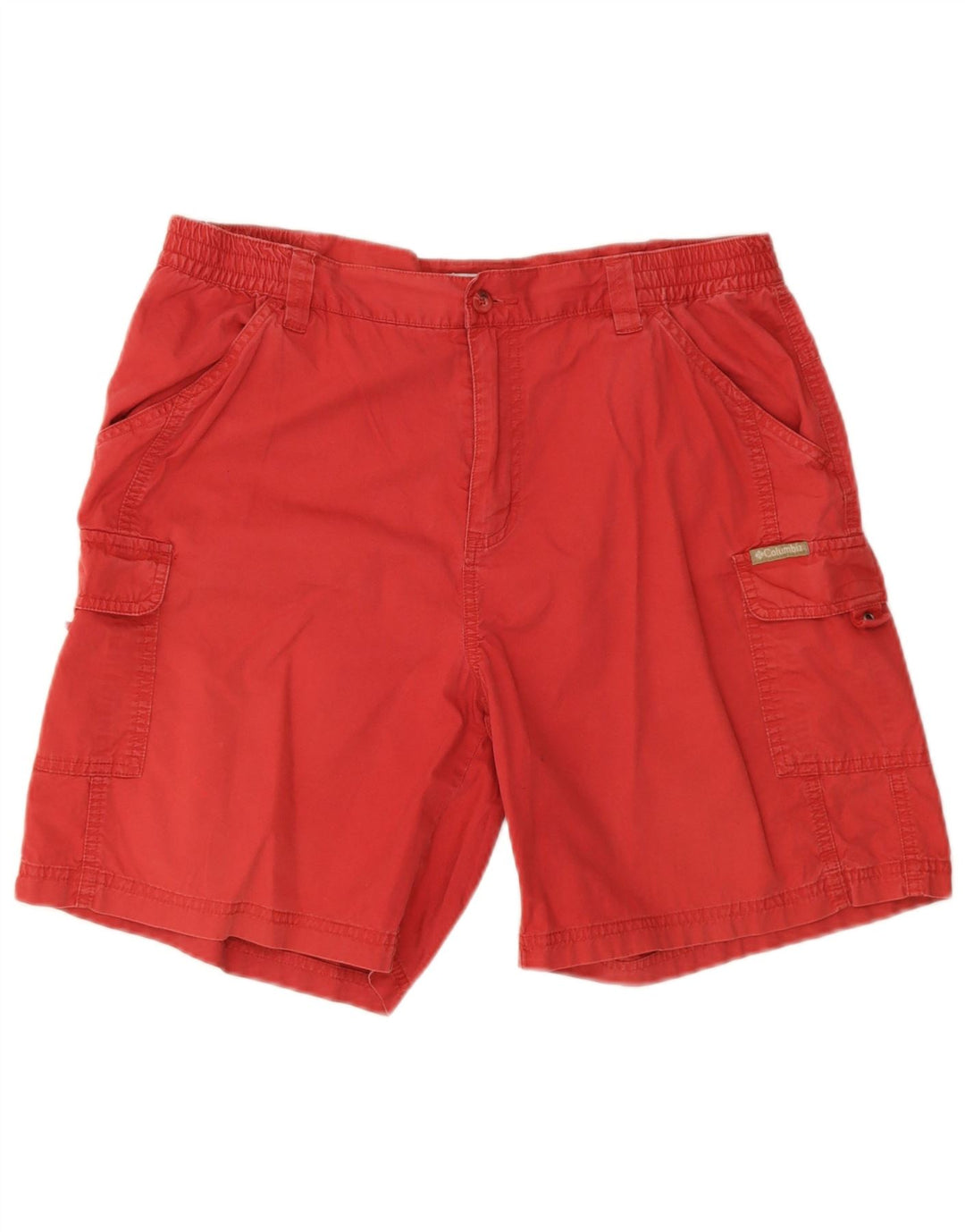 Columbia dame cargo shorts store W36 rød bomuld