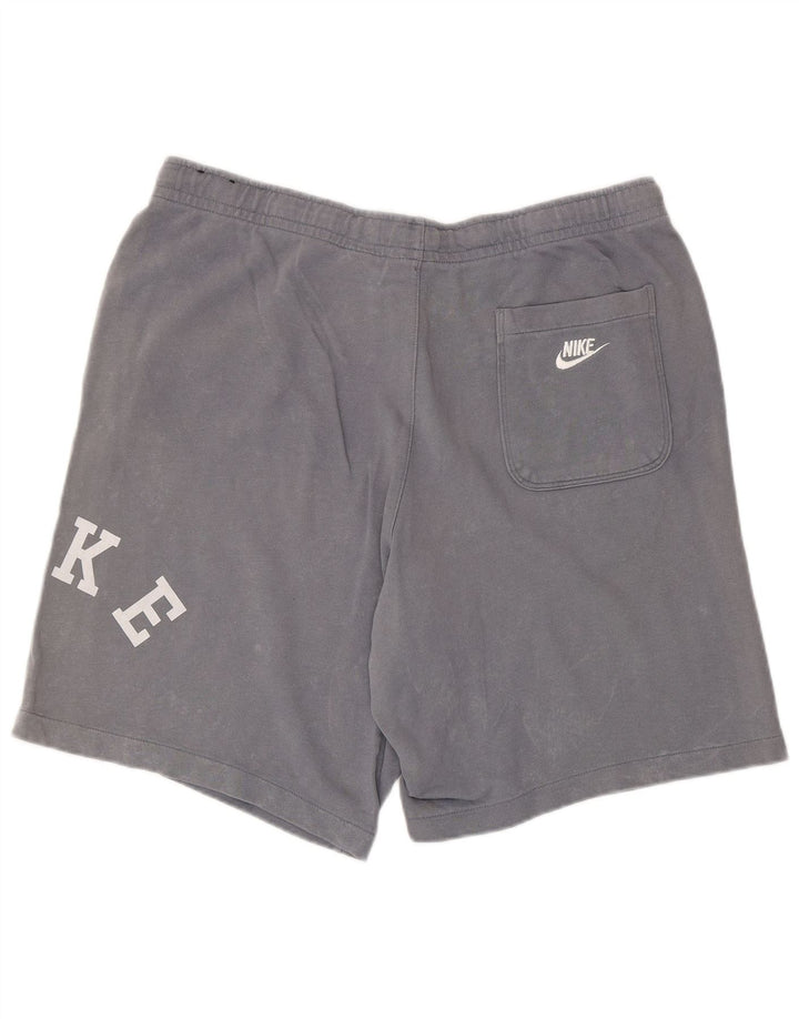 Nike herre grafiske sportsshorts XL grå bomuld