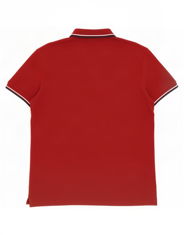 Diadora herre poloshirt 3XL Bourgogne bomuld