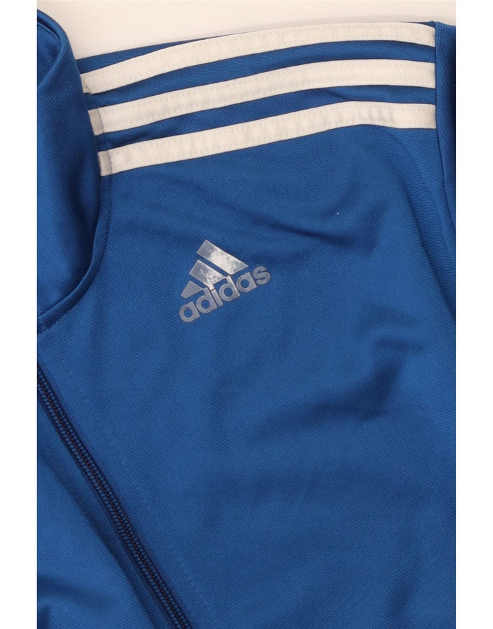 Adidas Træningsdragt til mænd Topjakke UK 42/44 Stor blå polyester