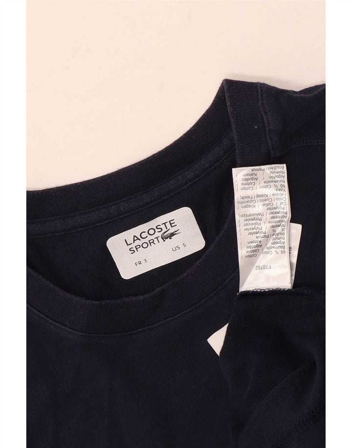 Lacoste Herre T-shirt Top størrelse 3 Lille marineblå bomuld